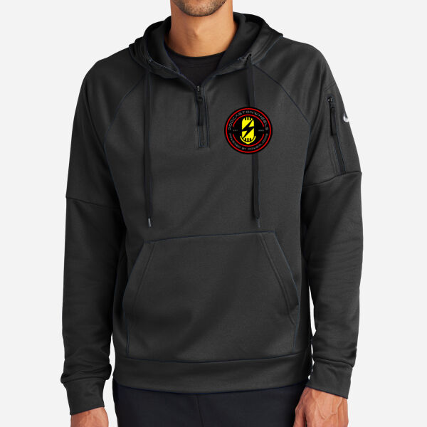 Nike Therma FIT Pocket 1/4 Zip Fleece Hoodie Thumbnail